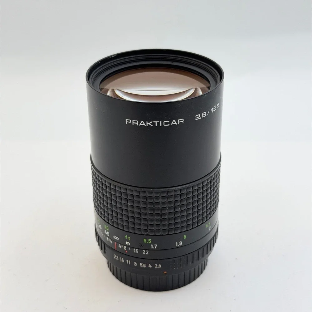 Pentacon Prakticar 135mm f2.8 MC Lens PB Mount Made in GDR German Democratic Rep